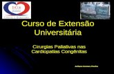 Curso de Extensão Universitária Cirurgias Paliativas nas Cardiopatias Congênitas Juliano Gomes Penha.