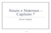 Aula 20 Sinais e Sistemas – Capítulo 7 Simon Haykin.