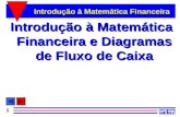 1 Introdução à Matemática Financeira Introdução à Matemática Financeira e Diagramas de Fluxo de Caixa.