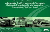 A Regulação Tarifária no Setor de Transporte Rodoviário Interestadual e Internacional de Passageiros (TRIIP) no Brasil Antonio M. Espósito Neto Especialista.