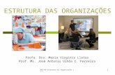 MCO-05-Estrutura das Organizações (1)1 ESTRUTURA DAS ORGANIZAÇÕES Profa. Dra. Maria Virginia Llatas Prof. Ms. José Antonio Ulhôa C. Ferreira.