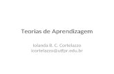 Teorias de Aprendizagem Iolanda B. C. Cortelazzo icortelazzo@utfpr.edu.br.