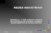 25/1/2014Redes Industriais - R. C. Betini125/1/2014Redes Industriais - R. C. Betini1 REDES INDUSTRIAIS SEMANA 6 – A SUB CAMADA CAMADA DE CONTROLE DE ACESSO.