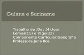 Trabalho de :Davi(4),Igor Lemos(15) e Yago(32) Componente Curricular:Geografia Professora:Jane Ilce.