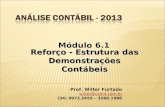 Reforço - Estrutura das Demonstrações Contábeis Módulo 6.1 Prof. Wilter Furtado wilter@com4.com.br (34) 9973.3455 – 3268.1988.