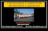 CIDADANIA E DIREITOS HUMANOS LABORAIS dercides.silva@mte.gov.brdercidespires@uol.com.br.