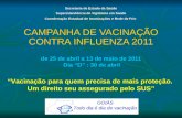 Secretaria de Estado da Saúde Superintendência de Vigilância em Saúde Coordenação Estadual de Imunizações e Rede de Frio CAMPANHA DE VACINAÇÃO CONTRA INFLUENZA.