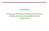 1 HIV/AIDS Vírus da Imunodeficiência Humana/ Síndrome da Imunodeficiência Adquirida.