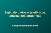 Sigilo de dados e telefônicos: análise jurisprudencial George Marmelstein Lima.
