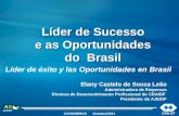 Líder de Sucesso e as Oportunidades do Brasil Elany Castelo de Souza Leão Administradora de Empresas Diretora de Desenvolvimento Profissional do CRA/DF.