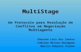 MultiStage Um Protocolo para Resolução de Conflitos em Negociação Multiagente Emerson Luís dos Santos Fabiano Mitsuo Hasegawa Márcio Roberto Starke.