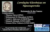Correlações Eletrônicas em Nanosuperredes Apoio: Esta apresentação pode ser obtida do site rrds/rrds.html rrds/rrds.html.
