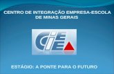 CENTRO DE INTEGRAÇÃO EMPRESA-ESCOLA DE MINAS GERAIS ESTÁGIO: A PONTE PARA O FUTURO.
