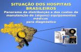 SITUAÇÃO DOS HOSPITAIS BRASILEIROS Panorama da distribuição e dos custos de manutenção de (alguns) equipamentos médicos para diagnóstico.
