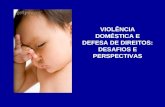 VIOLÊNCIA DOMÉSTICA E DEFESA DE DIREITOS: DESAFIOS E PERSPECTIVAS.
