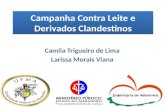 Campanha Contra Leite e Derivados Clandestinos Camila Trigueiro de Lima Larissa Morais Viana.