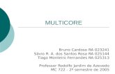 MULTICORE Bruno Cardoso RA 023241 Sávio R. A. dos Santos Rosa RA 025144 Tiago Monteiro Fernandes RA 025313 Professor Rodolfo Jardim de Azevedo MC 722 -