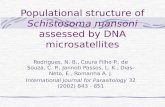 Populational structure of Schistosoma mansoni assessed by DNA microsatellites Rodrigues, N. B., Coura Filho P., de Souza, C. P., Jannoti Passos, L. K.,