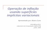 Operação de inflação usando superfícies implícitas variacionais Apresentado por: Alvaro Cuno alvaro@lcg.ufrj.br Laboratorio de Computação Gráfica-UFRJ.