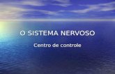 O SISTEMA NERVOSO Centro de controle. O Sistema nervoso no controle do organismo.