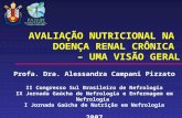 AVALIAÇÃO NUTRICIONAL NA DOENÇA RENAL CRÔNICA – UMA VISÃO GERAL Profa. Dra. Alessandra Campani Pizzato II Congresso Sul Brasileiro de Nefrologia IX Jornada.