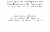 Avaliação de Desempenho dos Escalonadores de Processos Disponibilizados no Linux Alessandro Nakamuta Bruno Guazzelli Batista Paulo Sérgio Franco Eustáquio.