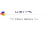 1 SCREENING Prof. Giácomo Balbinotto Neto. 2 Origem Rothschild & Stiglitz (1976) utilizaram uma abordagem de screening para lidar com o problema da informação.