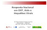 Resposta Nacional em DST, Aids e Hepatites Virais Dr Paulo Roberto Abrão Ferreira Infectologia – UNIFESP CRT DST Aids de São Paulo.