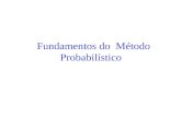 Fundamentos do Método Probabilístico. Relacioamento de Registros Método Determinístico Método Probabilístico Utilização conjunta de campos comuns presentes.