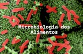 Microbiologia dos Alimentos. Alimentos meio adequado para o crescimento microbiano - deterioração (aumento dos custos) - disseminação de infecções - intoxicações.