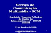 Vieira Ceneviva, Almeida, Cagnacci de Oliveira & Costa Advogados Associados 1 erviço de Comunicação Multimídia - SCM Serviço de Comunicação Multimídia.