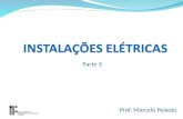 Prof. Marcelo Peixoto Parte 3. PROJETO DE INSTALAÇÕES Normas técnicas a serem consultadas na elaboração de um projeto elétrico NBR 5410; Normas da concessionária.