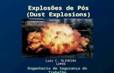 Explosões de Pós (Dust Explosions) Luís C. OLIVEIRA LOPES 25 de abril de 2003 Engenharia de Segurança do Trabalho.
