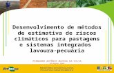 Desenvolvimento de métodos de estimativa de riscos climáticos para pastagens e sistemas integrados lavoura-pecuária FERNANDO ANTÔNIO MACENA DA SILVA DEZEMBRO.