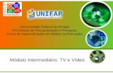 Universidade Federal do Amapá Pró-reitoria de Pós-graduação e Pesquisa Curso de especialização em Mídias na Educação Módulo Intermediário: TV e Vídeo.