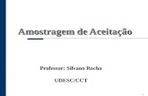 1 Amostragem de Aceitação Professor: Silvano Rocha UDESC/CCT.