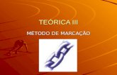 TEÓRICA III MÉTODO DE MARCAÇÃO. MÉTODO Por método entendemos o conjunto de atividades e procedimentos utilizados para alcançar os objetivos propostos.