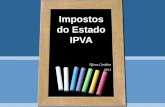 Impostos do Estado IPVA Nívea Cordeiro 2013. Instituição.