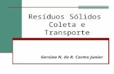 Resíduos Sólidos Coleta e Transporte Gersina N. da R. Carmo Junior.