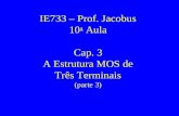 IE733 – Prof. Jacobus 10 a Aula Cap. 3 A Estrutura MOS de Três Terminais (parte 3)