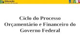 Ciclo do Processo Orçamentário e Financeiro do Governo Federal.