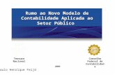 Rumo ao Novo Modelo de Contabilidade Aplicada ao Setor Público 2009 Tesouro NacionalConselho Federal de Contabilidade Paulo Henrique Feijó