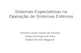 Sistemas Especialistas na Operação de Sistemas Elétricos Antonio Carlos Xavier de Oliveira Diogo Domingos da Silva Rafael Moreira Miggiorin.