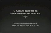 Regiões de Influência das cidades (IBGE, 2007) Rede UrbanaRede Urbana... conjunto de centros urbanos funcionalmente articulados entre si...tipo particular.