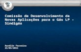 Comissão de Desenvolvimento de Novas Aplicações para o Gás LP - Sindigás Aurélio Ferreira 21/03/2011.
