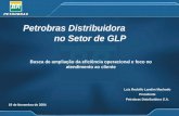 19 de Novembro de 2004 Petrobras Distribuidora no Setor de GLP Busca de ampliação da eficiência operacional e foco no atendimento ao cliente Luiz Rodolfo.