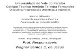 Universidade do Vale do Paraíba Colégio Técnico Antônio Teixeira Fernandes Disciplina Programação Orientada a objetos II. Material I-Bimestre Introdução.
