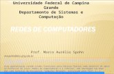 Prof. Marco Aurélio Spohn maspohn@dsc.ufcg.edu.br maspohn/redes-de-computadores/programa.html Esta apresentação contém slides.