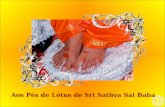 Aos Pés de Lótus de Sri Sathya Sai Baba. PAC Programa de Atendimento a Comunidades.