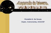Ronaldo E. De Souza Depto. Astronomia, IAG/USP. Como podemos ter uma percepção das distâncias astronômicas em termos da nossa experiência diária? Unidade.